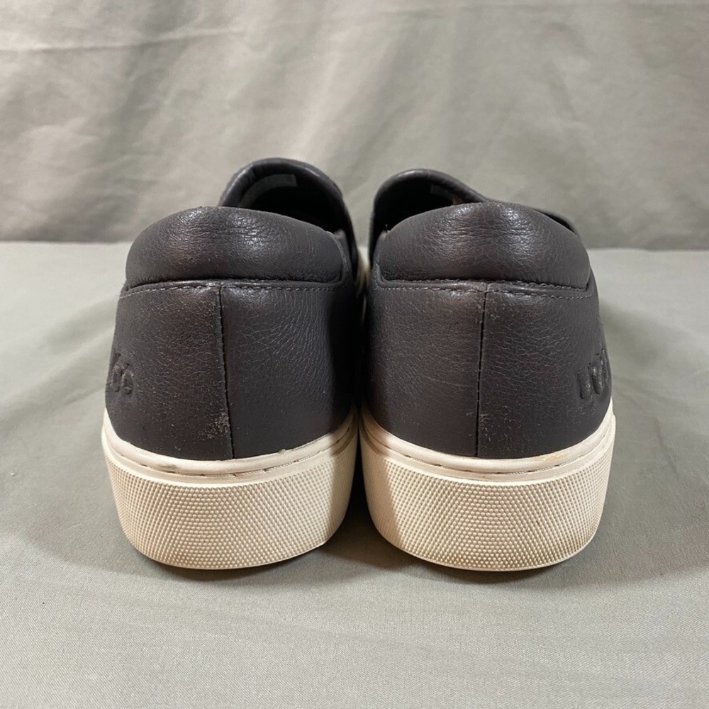 UGG Chayze Women's 10 Leather Platform Slip-On Flat Gray Loafer Sneaker Comfort - Picture 5 of 8